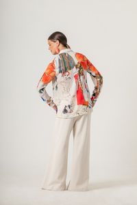 Camisa estampada Mulheres E.Schiele C
