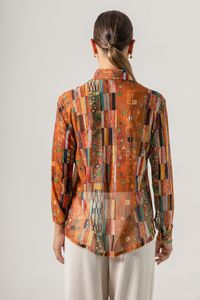 Camisa de Tule Klimt Golden Knight