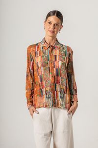 Camisa de Tule Klimt Golden Knight