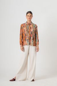 Camisa de Tule Klimt Golden Knight