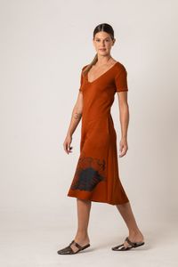 Vestido curto de malha Silk Ramos