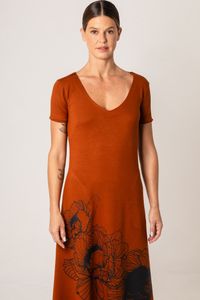 Vestido curto de malha Silk Ramos