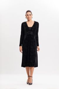 Kimono Preto em Veludo Devorê