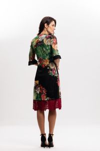 Vestido em Renda Floral Vertumnus Arcimboldo