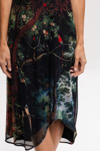 Vestido Midi em Tule  Jan Brueghel The Garden