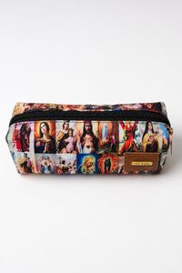 Porta-lápis Estampado Santinhos com Zíper