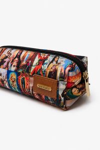 Porta-lápis Estampado Santinhos com Zíper