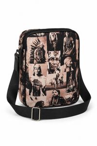 Bolsa Bag Transversal Estampada Indios