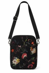 Bolsa Bag Transversal Estampada Rosa Chitão
