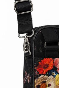 Bolsa Bag Transversal Estampada Rosa Chitão