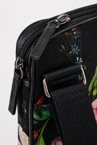 Bolsa Bag Transversal Estampada Rosa Chitão