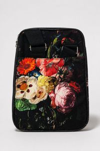 Bolsa Bag Transversal Estampada Rosa Chitão