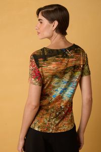 Blusa de Malha Estampa Vicente Van Gogh