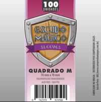 Foto do produto Sleeves Escudo Mágico - SMALL SQUARE - 100u  - 70 mm X 70 mm