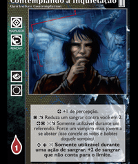 Foto do produto VtES - Carta Avulsa: Contemplando a Inquietação (Quicksilver Contemplation)