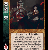 Foto do produto VtES - Carta Avulsa: Escravo de Vitae da Camarilla (Camarilla Vitae Slave)