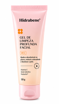 Foto do produto Gel de Limpeza Profunda Facial  Vitamina C e Ácido Salicílico 120g Hidrabene