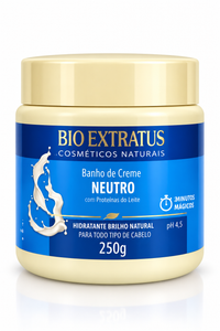 Foto do produto Máscara Banho de Creme Neutro Proteínas do Leite 250g Bioextratus