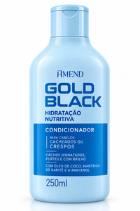 Foto do produto Condicionador Gold Black Hidratação Nutritiva 250ml Amend