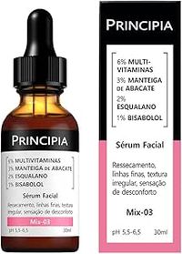 Foto do produto Serum 6% Multivitaminas + Mant. Abacate + Esqualano + Bisabolol Principia Skincare Mix-03 - Multirreparador30ml
