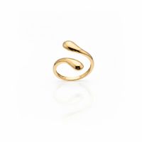 Foto do produto ANEL REGULÁVEL ORGÂNICO BANHADO A OURO 18K