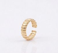 Foto do produto ANEL REGULAVEL ELOA BANHADO A OURO 18K