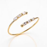 Foto do produto BRACELETE FINO COM DETALHES EM ZIRCONIA BANHADO EM OURO 18K