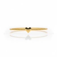 Foto do produto BRACELETE INFANTIL CORAÇÃO BANHADO EM OURO 18K