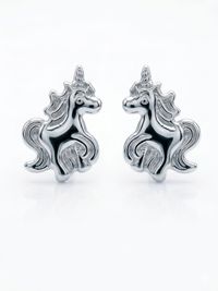 Foto do produto BRINCO INFANTIL UNICORNIO BANHADO EM PRATA 925