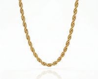 Foto do produto CHOKER CORDÃO BAIANO 4MM BANHADO EM OURO 18K