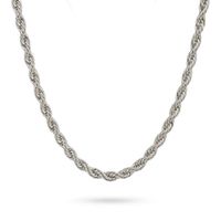 Foto do produto CHOKER CORDÃO BAIANO 4MM BANHADO EM PRATA 925