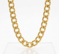 Foto do produto CHOKER ELOS VINTAGE REGULÁVEL BANHADO EM OURO 18K