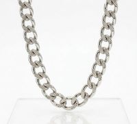Foto do produto CHOKER ELOS VINTAGE REGULÁVEL BANHADO EM PRATA 925