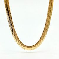 Foto do produto CHOKER ESPINHA DE PEIXE COM REGULAGEM BANHADO EM OURO 18K