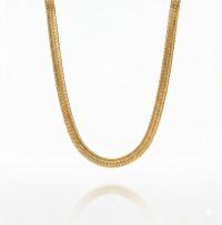 Foto do produto CHOKER RABO DE RATO BANHADO EM OURO 18K
