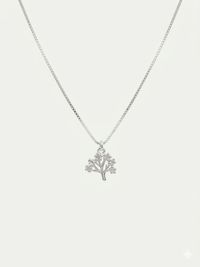 Foto do produto COLAR MINI ÁRVORE DA VIDA COM ZIRCONIA - BANHADO EM PRATA 925