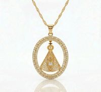 Foto do produto COLAR NOSSA SENHORA APARECIDA - BANHADO A OURO 18K