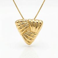 Foto do produto  COLAR ORGANICO RETANGULAR BANHADO EM OURO 18K