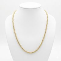 Foto do produto CORDÃO BAIANO MIX DE BANHOS OURO 18K E PRATA 925