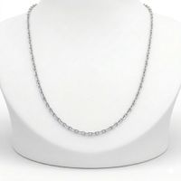Foto do produto CORRENTE MASCULINA CARTIER 60 CM - BANHADO A PRATA 925