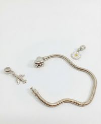 Foto do produto PULSEIRA DE BERLOQUE 16CM BANHADO EM PRATA 925