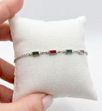 Foto do produto PULSEIRA INFANTIL COLORS - BANHADO EM PRATA 925