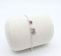 Foto do produto PULSEIRA INFANTIL REGULAVEL UNICORNIO COM ZIRCONIA BANHADA EM PRATA 925