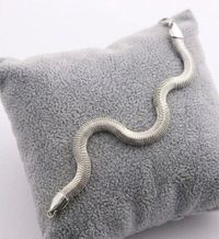 Foto do produto PULSEIRA SNAKE 6MM BANHADO EM PRATA 925