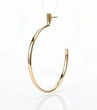 Foto do produto ARGOLA LISA MAXI G BANHADO EM OURO 18K