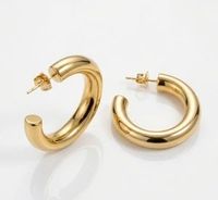 Foto do produto BRINCO LILLY P BANHADO A OURO 18K