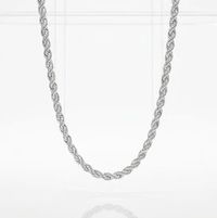 Foto do produto CHOKER INFANTIL CORDÃO BAIANO 1,5mm - BANHADO EM PRATA 925