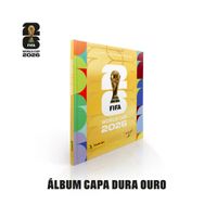 Foto do produto Álbum Capa Dura Ouro