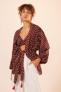 Kimono Oversized Verona Estampa Jambo