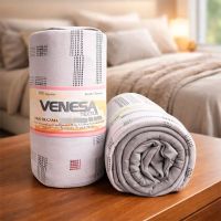 Foto do produto Jogo de Cama Casal Queen Venesa Têxtil em Malha 100% Algodão – 3 Peças 07966